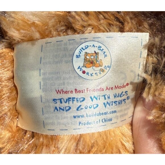 Build-A-Bear Plush Calico Cat Teddy Heart Patch Stitch Stuffed Toy Support Pet - Picture 13 of 16